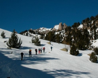  Raquetas de nieve en los Encantats